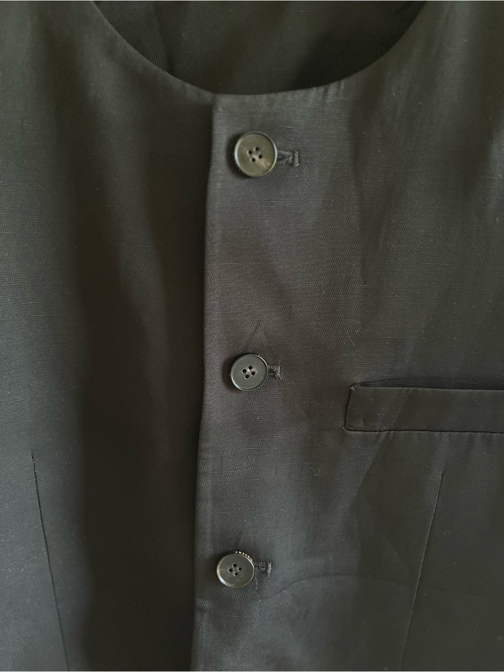 Twill Button-Front Jacket - Picture 2 of 5